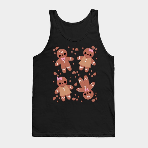 Gingerbread Cookies Tank Top by Lobomaravilha